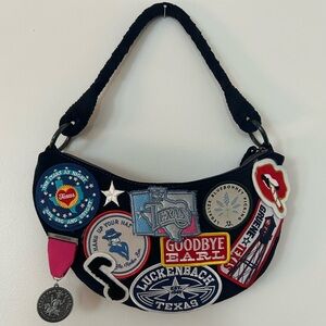 Handmade Americana Patch Tour Bag